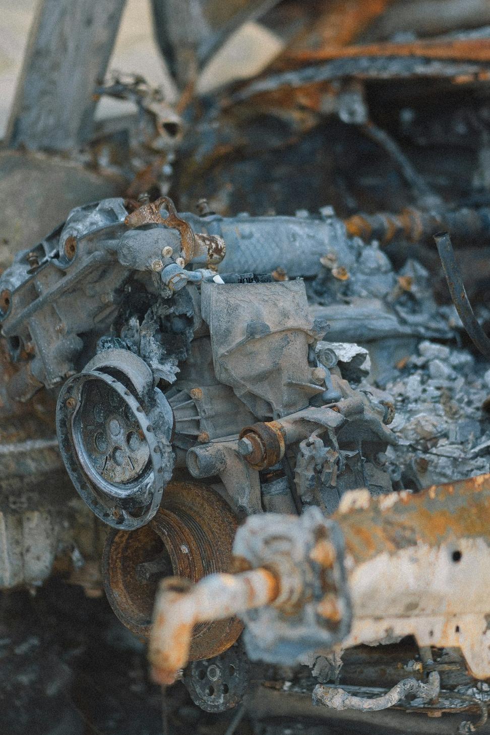 Before engine cleaning